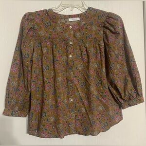 Avara Floral Button-Up Blouse